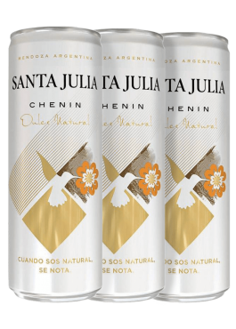 Latas santa julia chenin dulce x 3 - Tropilla vinos