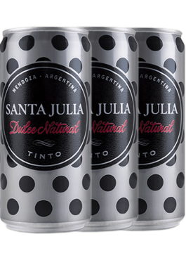 Lata santa julia tinto dulce x3 - Tropilla vinos