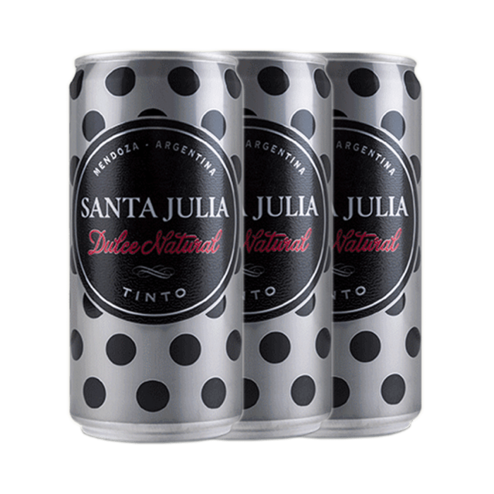 Lata santa julia tinto dulce x3 - Tropilla vinos