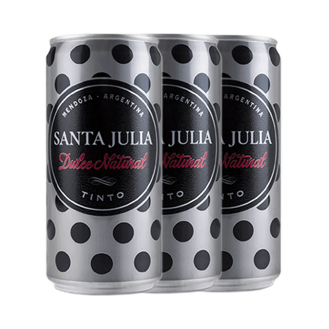 Lata santa julia tinto dulce x3 - Tropilla vinos