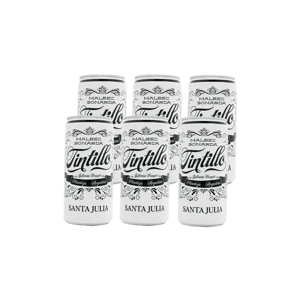 Lata Santa Julia Tintillo Pack x6 - Tropilla Vinos