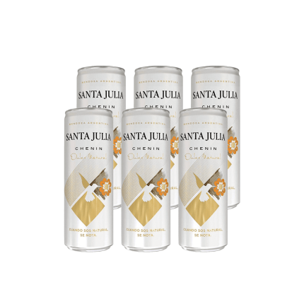 Latas Santa Julia Chenin Dulce Natural Pack x6 - Tropilla Vinos