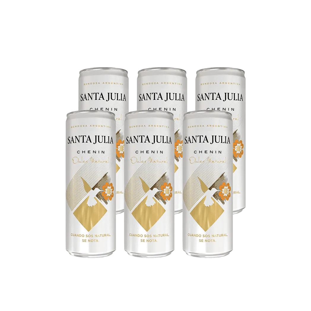 Latas Santa Julia Chenin Dulce Natural Pack x6 - Tropilla Vinos