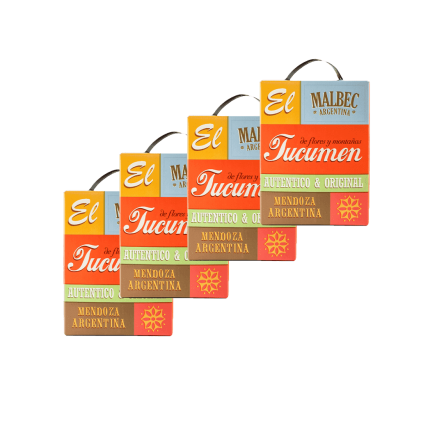 Bag in Box Tucumen Malbec 3 L x 4 - Tropilla Vinos