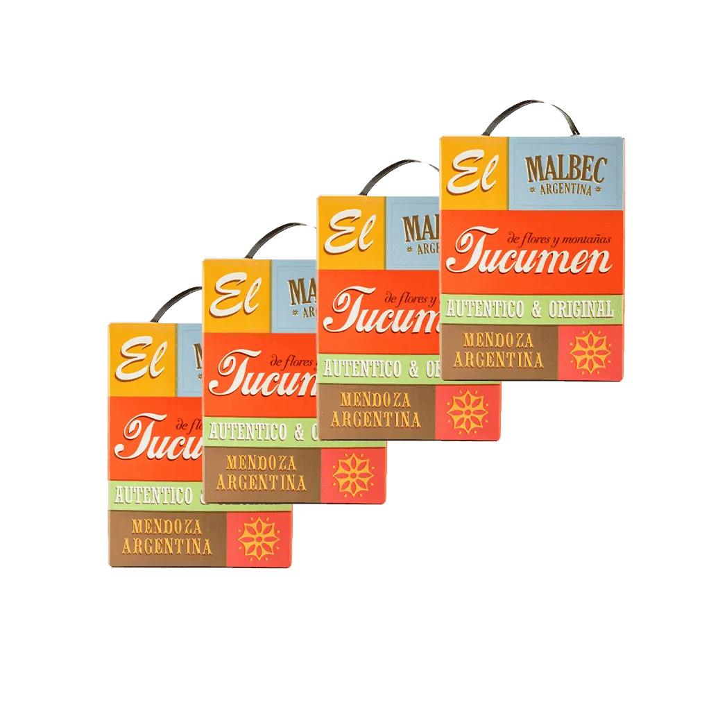 Bag in Box Tucumen Malbec 3 L x 4 - Tropilla Vinos