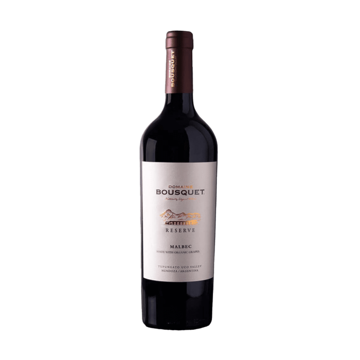 Domaine Bousquet Orgánico Reserva Malbec - Tropilla Vinos