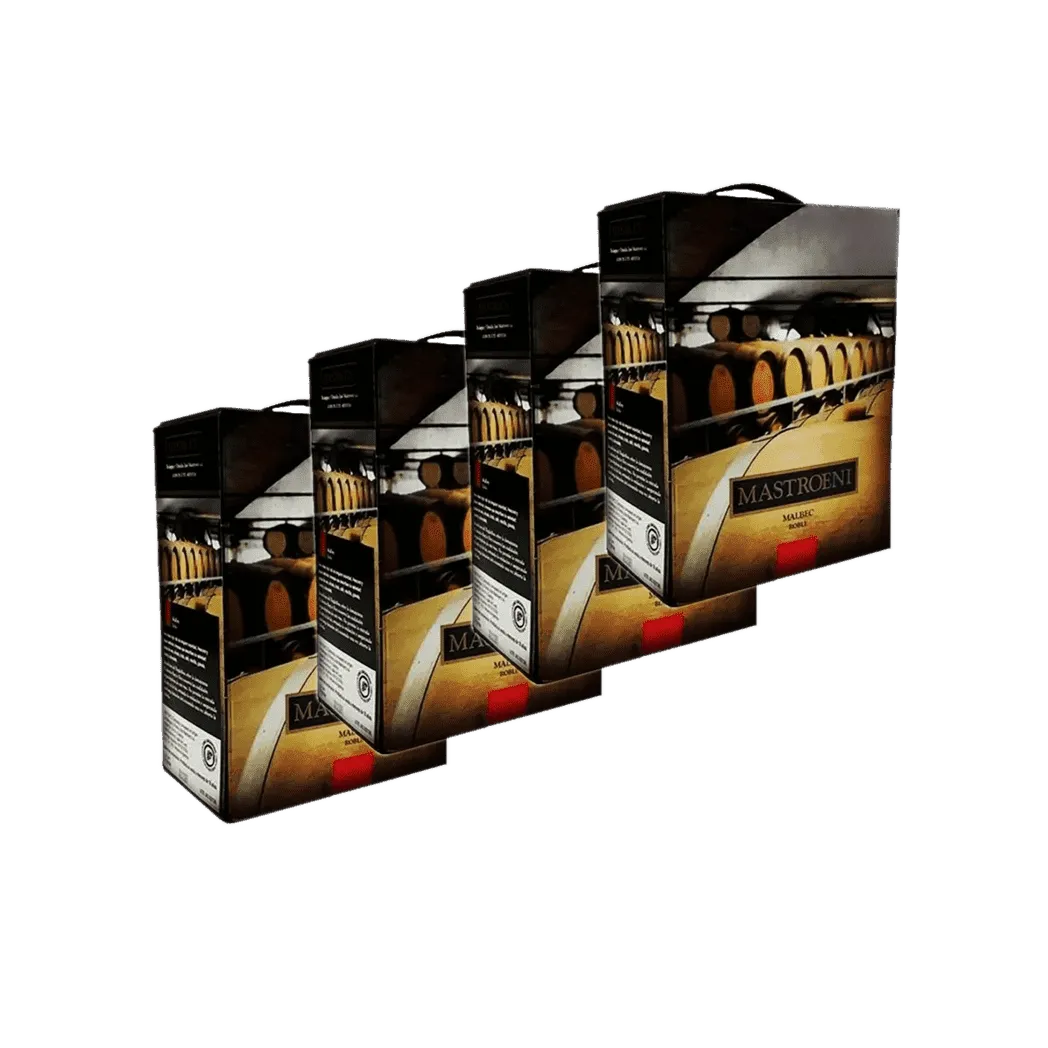Mastroeni Bag in Box 3 L Malbec Pack x4 - Tropilla Vinos