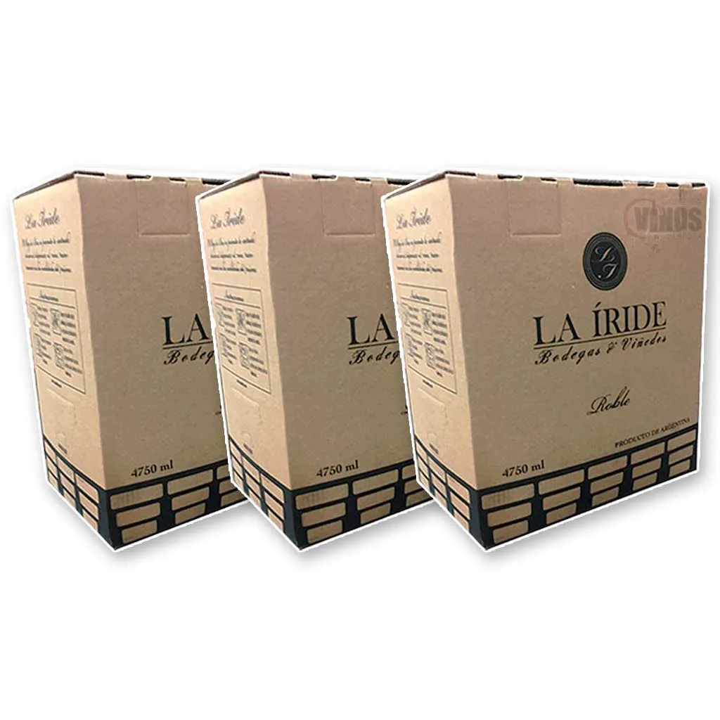 La Íride Bag in Box 4.75 Litros Cabernet Sauvignon x3