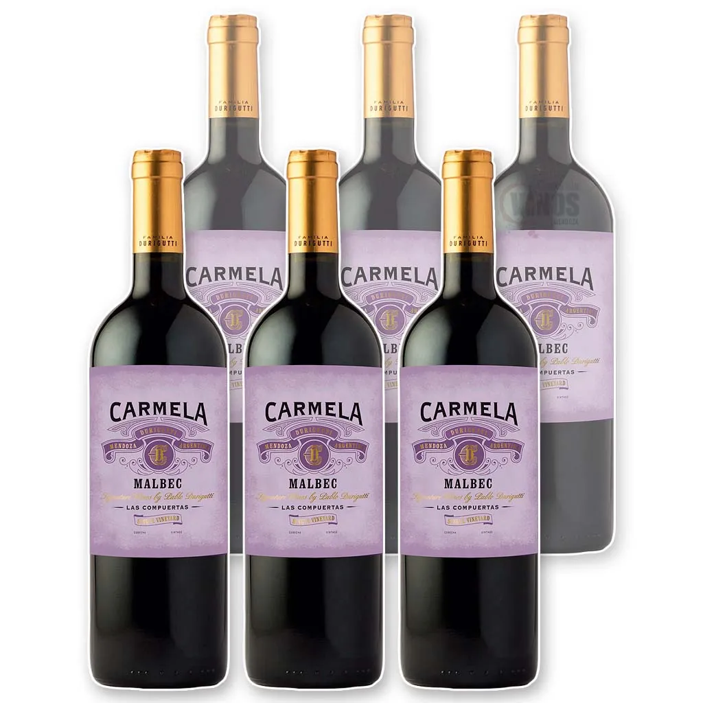 Carmela Durigutti Malbec x6