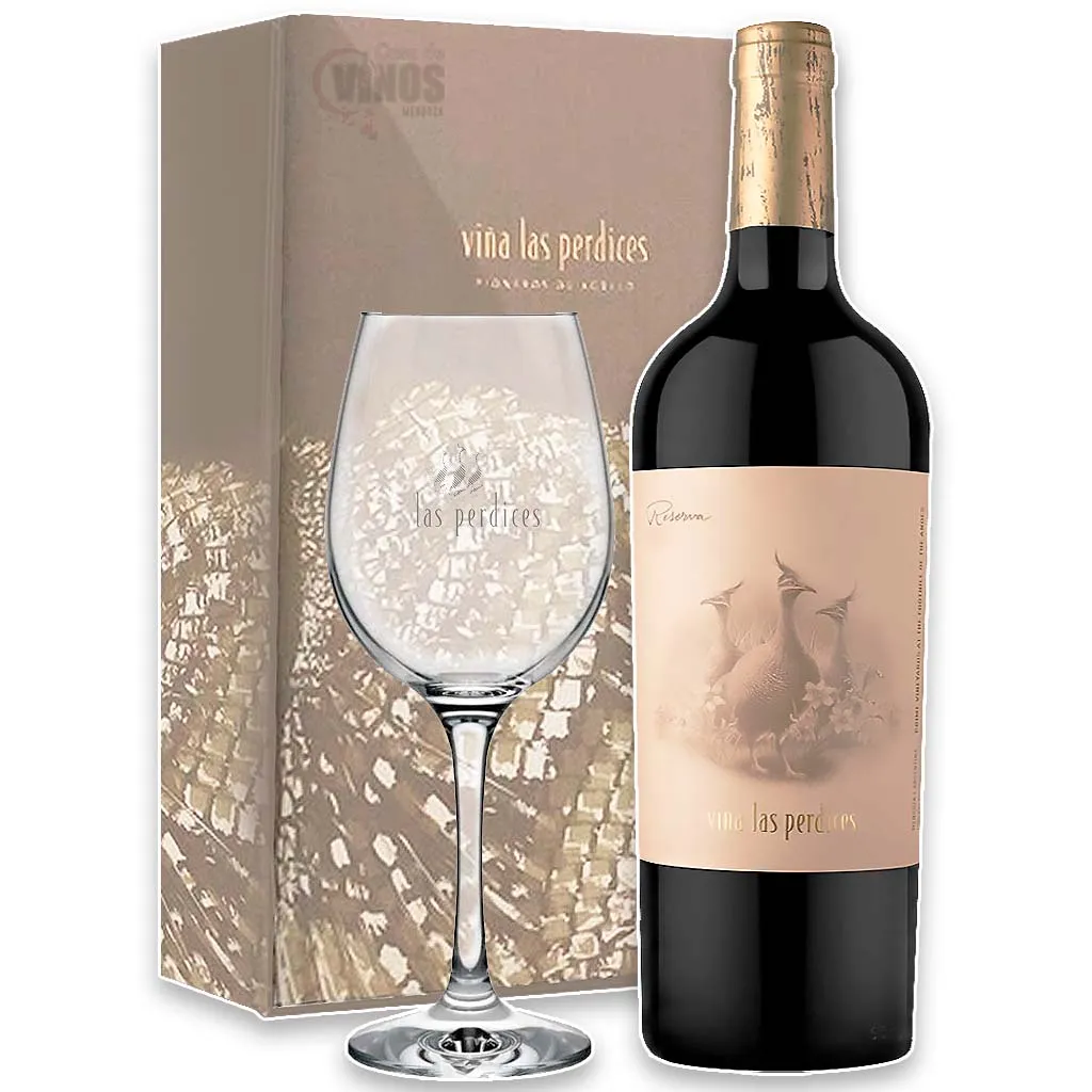 Las Perdices Reserva Estuche + Copa