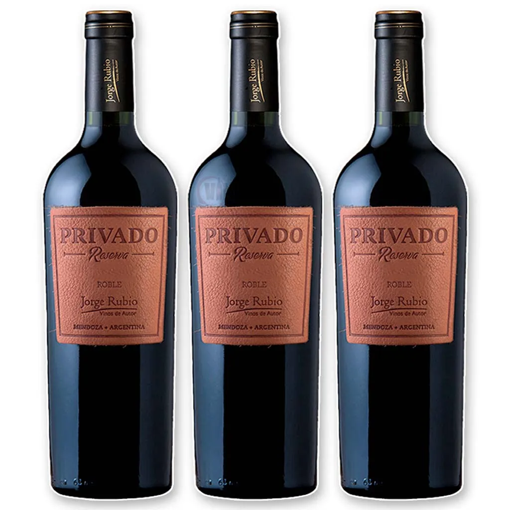 Jorge Rubio Privado Malbec x3