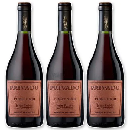 Jorge Rubio Privado Pinot Noir x3