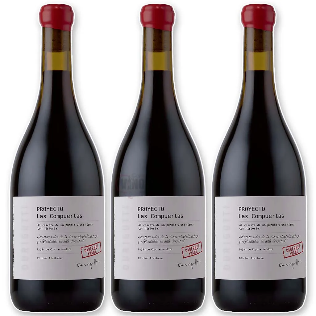 Durigutti Proyecto Las Compuertas - Cabernet Franc x3