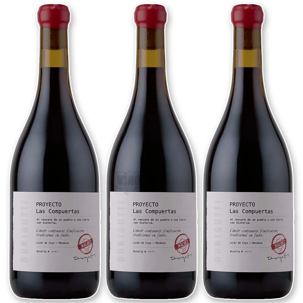 Durigutti Proyecto Las Compuertas - Malbec 1914 x3