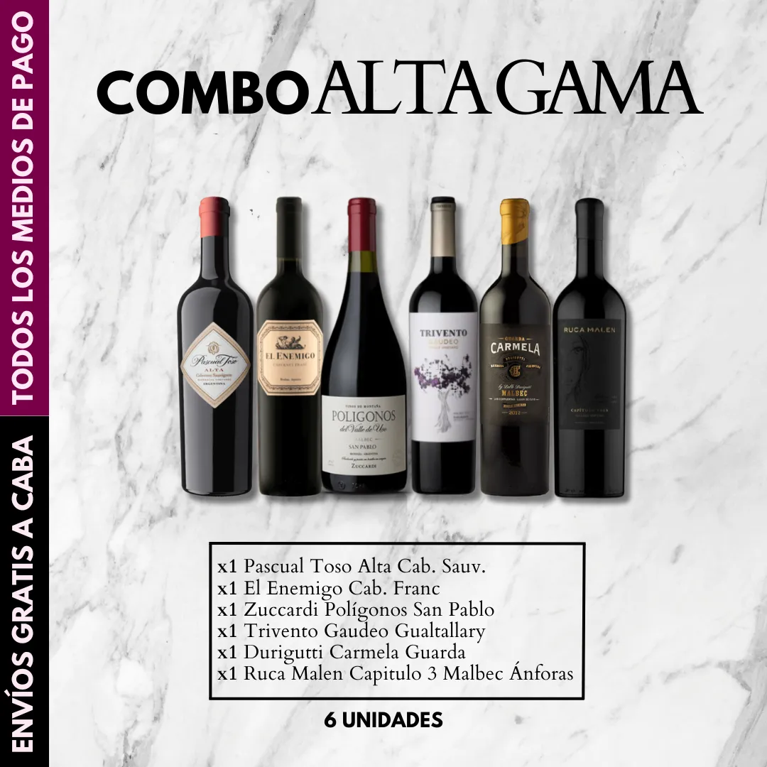 Combo Alta Gama x6