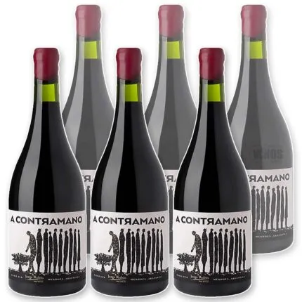 Jorge Rubio A Contramano Malbec x6