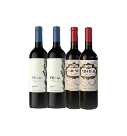 2 Filoso + 2 Piano Piano Malbec
