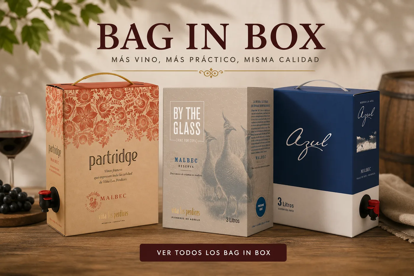 Bag in Box - mas vino, mas practico, misma calidad